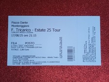 Biglietto concerto francesco usato Biglietto concerto francesco usato  Poggibonsi