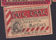 Old matching label d'occasion  Expédié en Belgium