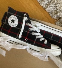 Tartan converse high for sale  ROMFORD