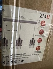 3flammen kristall pendelleucht gebraucht kaufen  Velbert