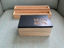 Wooden man box for sale  HARPENDEN