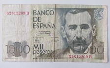 Billet espagne 1000 d'occasion  Hesdin