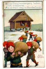 Rare cpa santa d'occasion  Villenave-d'Ornon
