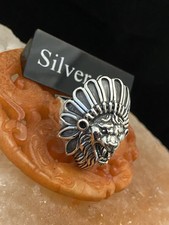 Large silver lion for sale  BRIGHTON