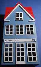 Publicidade Azul Plástico Casa Caixa de Dinheiro Alpha Bank Poul Willumsen A/S Dinamarca! comprar usado  Enviando para Brazil
