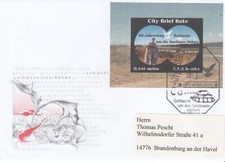 City Brief Bote  Schlacht um die Seelower Höhen  Block  FDC comprar usado  Enviando para Brazil