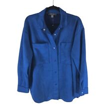 Botão de pressão feminino Primark camurça sintética azul royal M comprar usado  Enviando para Brazil