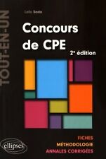 Concours cpe fiches d'occasion  Hennebont