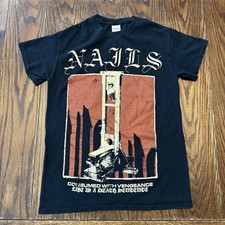 Usado, Camiseta banda hardcore metal unhas Life Is A Death Sentence tamanho pequeno guilhotina comprar usado  Enviando para Brazil