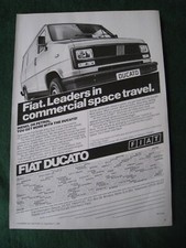 LÍDERES FIAT EM VIAGENS ESPACIAIS COMERCIAIS FIAT DUCATO 1985 ANÚNCIO TAMANHO A4 ARQUIVO 18, usado comprar usado  Enviando para Brazil