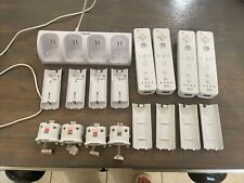 Estação de carregamento remoto Nintendo Wii~4 controles remotos~baterias recarregáveis~adaptadores comprar usado  Enviando para Brazil