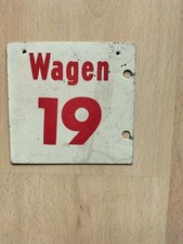 Eisenbahnschild wagen blech gebraucht kaufen  Artern