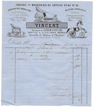 Document lettre facture d'occasion  Corbigny