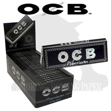 Cartine OCB Premium Black Nere Corte Singole Scatola Da 50 Libretti comprar usado  Enviando para Brazil