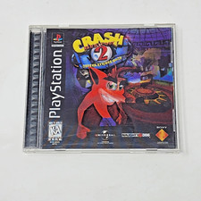 Crash Bandicoot 2 Cortex Strikes Back capa lenticular PS1 estojo e manual sem jogo comprar usado  Enviando para Brazil