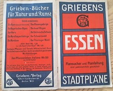 Grieben stadtplan essen gebraucht kaufen  Hamburg