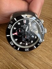 Edox chronograph 1000m for sale  GRAYS