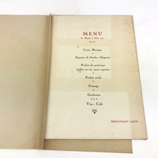 Xxe gastronomie menus d'occasion  Paris VI