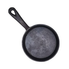 MINI FRIGIDEIRA FRIGIDEIRA DE FERRO FUNDIDO 5 polegadas dose única omelete ovos bolos quentes  comprar usado  Enviando para Brazil