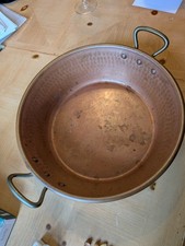 Copper jam pan for sale  HORSHAM