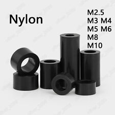  Schwarz ABS Nylon Kunststoff Abstandshalter Distanzhülsen M3 M4 M5 M6 M8 M10 comprar usado  Enviando para Brazil