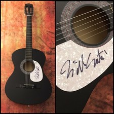Guitarra acústica GFA Rocky & Karate Kid compositor BILL CONTI assinada B2 certificado de autenticidade comprar usado  Enviando para Brazil