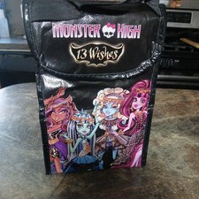 Monster High Lanche Lanche Multiuso Impermeável Forrada Bolsa Estampa Gráfica Meninas comprar usado  Enviando para Brazil
