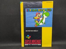 Super Mario World, Notice - Super Nintendo SNES EU PAL - SNSP-MW-UKV (n#01) comprar usado  Enviando para Brazil