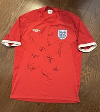 Camisa Umbro England 2010 Away autógrafos assinados comprar usado  Enviando para Brazil