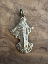 Pingente Berloque Virgem Maria Medalha Medugorje Milagres Presentes Católicos Vintage comprar usado  Enviando para Brazil