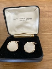 Vintage cufflinks goldtone for sale  LIVINGSTON