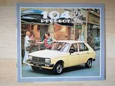 Brochure catalogue peugeot d'occasion  Noyal-Châtillon-sur-Seiche