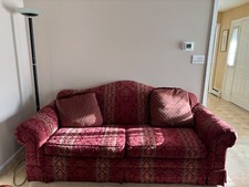 Red sofa damask for sale  Harrington Park