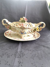 Large 1950s earthenware d'occasion  Expédié en Belgium