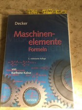 Maschinenelemente formeln deck gebraucht kaufen  Altstadt