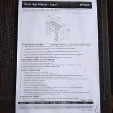 Study high sleeper for sale  BRADFORD