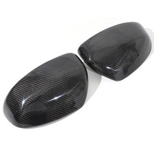 Tampa do espelho retrovisor lateral de fibra de carbono real acabamento para Nissan 370Z 2009-19 comprar usado  Enviando para Brazil