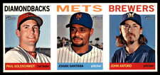 Painel publicitário 2013 Topps Heritage Paul Goldschmidt/Johan Santana/John Axford comprar usado  Enviando para Brazil