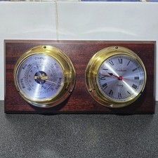 Brass mahogony weathermaster for sale  ST. HELENS