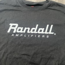 Nova camiseta preta Randall amplificador de guitarra 100% algodão preta GG X grande comprar usado  Enviando para Brazil