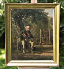 David Monies (1812-1894) - Ritratto Di Un Uomo Anziano Che Suona Il Violino comprar usado  Enviando para Brazil