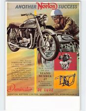 Postcard norton dominator for sale  Almond