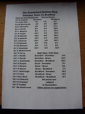2011 swindon town for sale  BIRMINGHAM