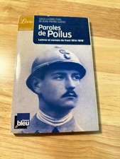 Livre paroles poilus d'occasion  Uzès