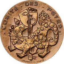 Médaille comité fêtes d'occasion  Lille-