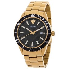 Relógio masculino Versace Greca Urban quartzo mostrador preto VEYCA0724 comprar usado  Enviando para Brazil