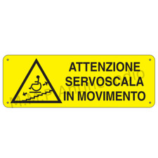 Cartello segnaletico attenzion usato  Bagheria