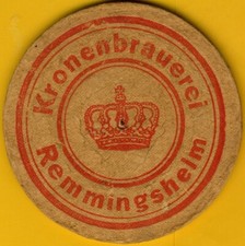 Bierdeckel kronenbrauerei remm gebraucht kaufen  Stuttgart