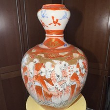 Antique kutani vase for sale  VENTNOR