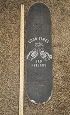 Deck de skate de madeira 31,5"x8" Good Times Bad Friends Natural Colfax Spirit  comprar usado Deck de skate de madeira 31,5"x8" Good Times Bad Friends Natural Colfax Spirit  comprar usado  Enviando para Brazil